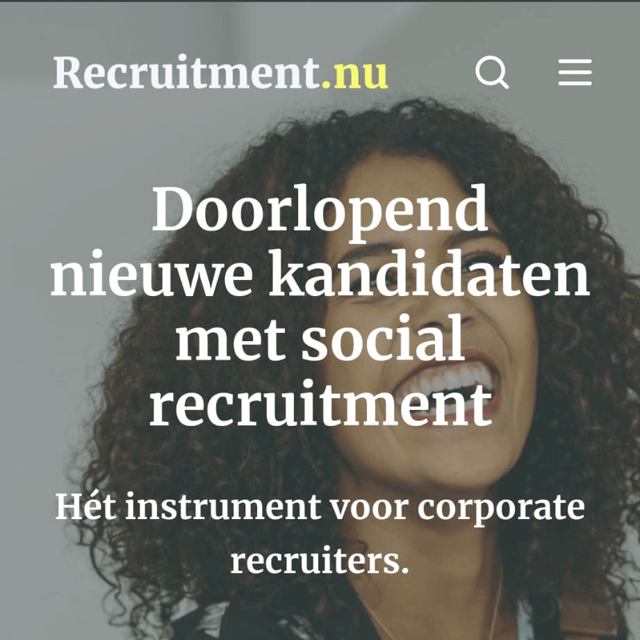 Recruitment.nu website